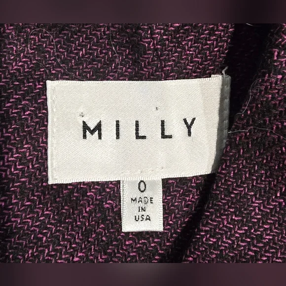 Milly Wool Blended Belted Mini Dress Size 0 - Picture 5 of 8